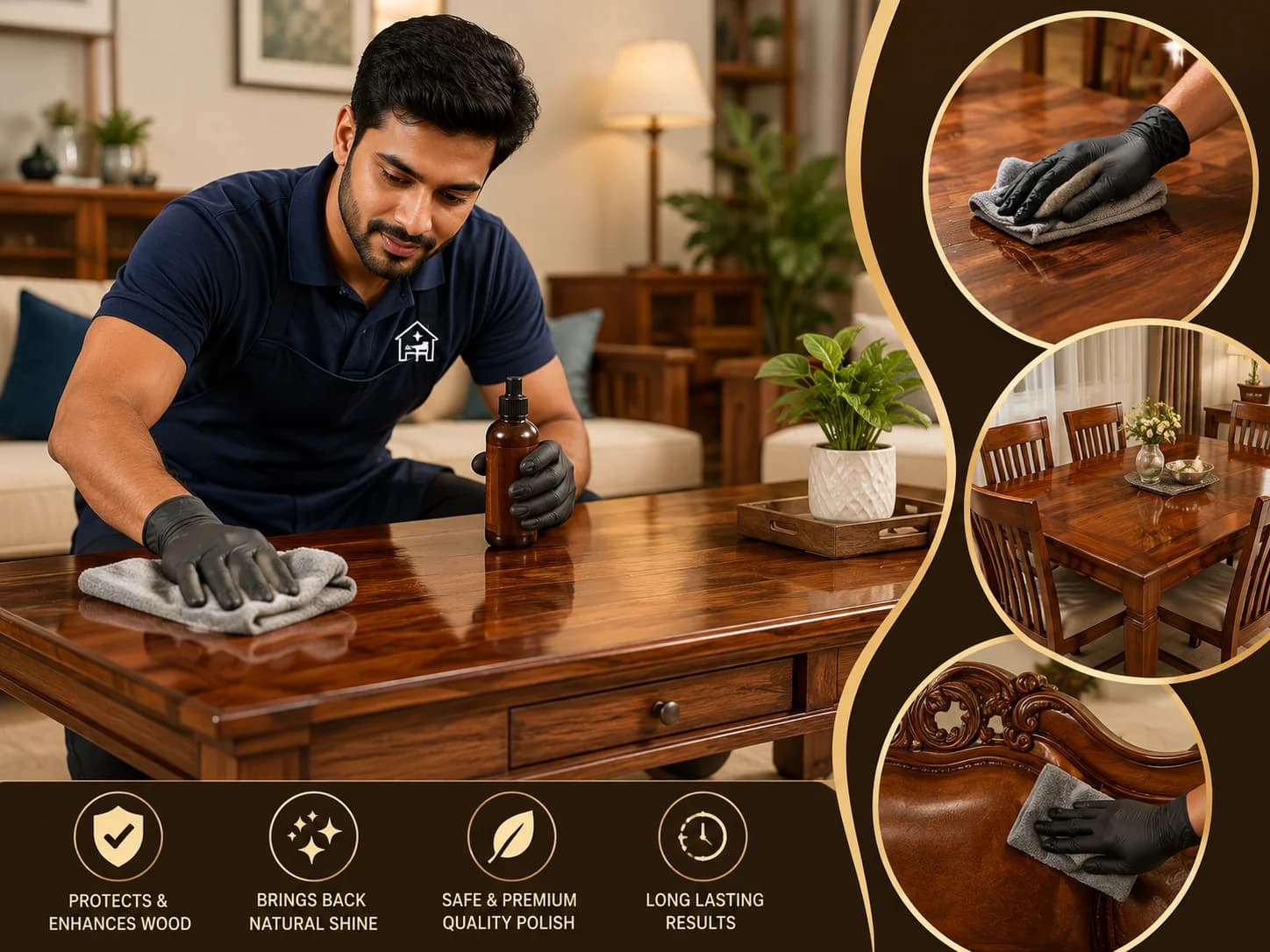 Wooden Furniture Polish Services Near Me